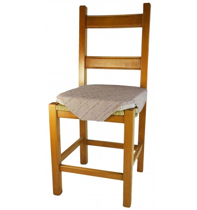 Melange Jacquard Kissen mit Klappen
