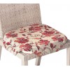 Cuscino per sedia sfoderabile con alette jacquard ANAIS