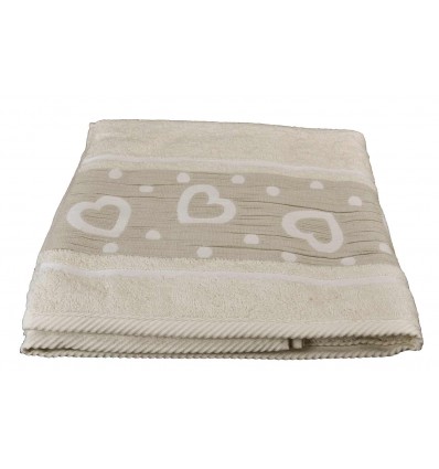 Amore cuori Serviette éponge