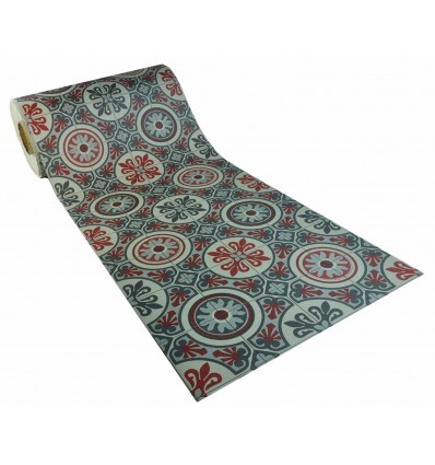 Lagos Boho Chic Vinyl Teppich Meterware