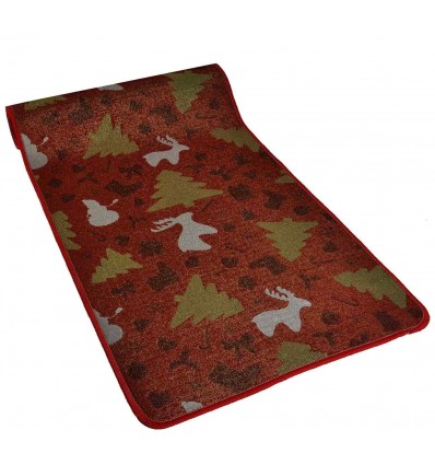 Addobbi di natale tapis de cuisine largeur 50 cm.