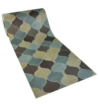 Casablanca Boho Chic passatoia in vinile al metro