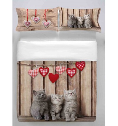 Cat Fresh Life duvet cover various measures