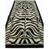 Zebrato alfombra de dormitorio abajo