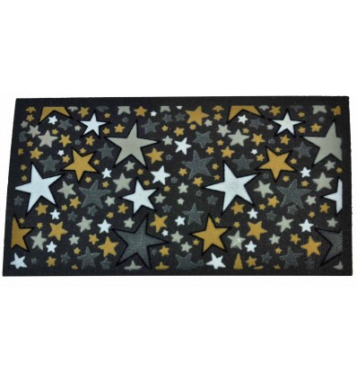 Floqué porte mat 40 x 70 cm. STARS FLOMAT