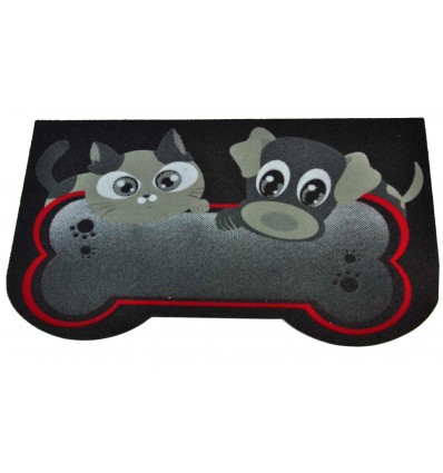 Beflockte Tür Matte 40 x 70 cm. OSSO FLOMAT