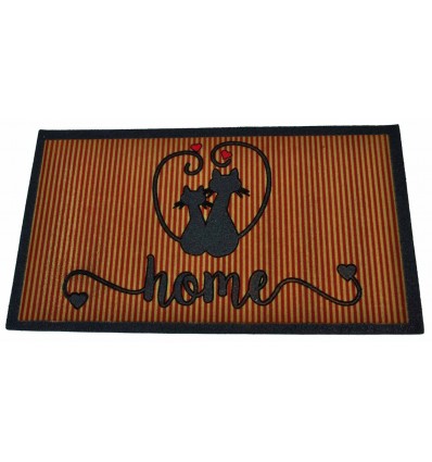 Zerbino floccato 40x70 cm. GATTI FLOMAT