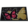 Zerbino floccato 40x70 cm. FARFALLE FLOMAT