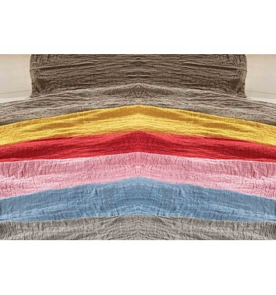 Tuch innen Plaid Tagesdecke Stropicciami TINTA UNITA