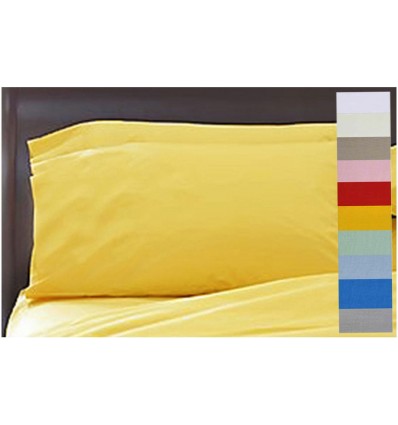 Pillowcase and sheets in bulk solid color