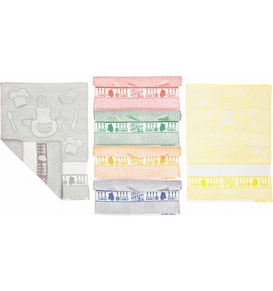 Set 6 martina towels with AIDA flounce