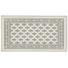 Tapis polyvalent en coton Giglio avec filet antidérapant