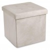 VELVET plain pouf container