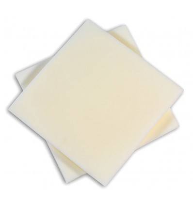 Chaise rembourrée de coussin set 2 pz. Plaques de 39x39 cm.