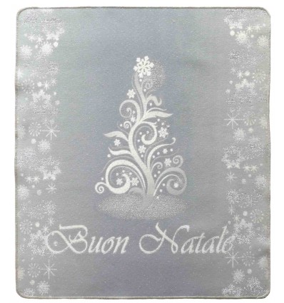 Tappeto passatoia bordata BUON NATALE