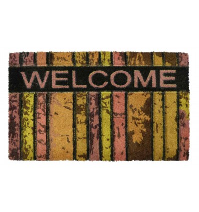 Paillasson de l’entrée de noix de coco 45x75 cm. WOOD E STONE