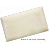 Cuscino Memory Lavabile Saponetta, 100% Viscolattice, con federa in tessuto bielastico con cerniera