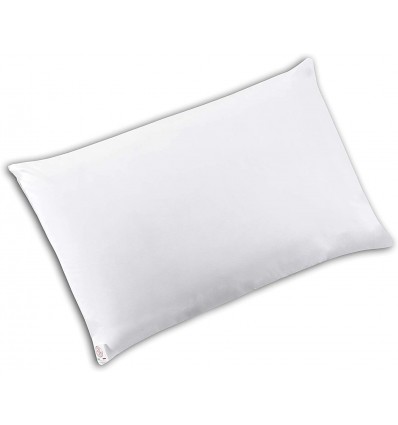 Cuscino Guanciale Start 50 in Fibra, 50 x 80, Bianco