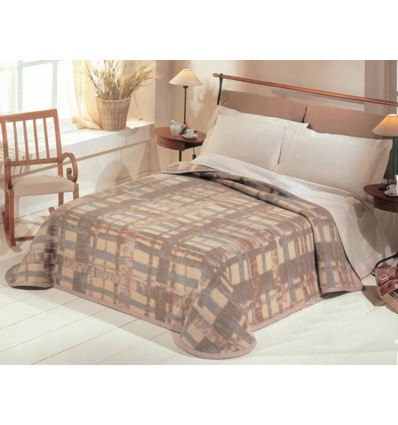 Intrecci coperta misto lana singola 150x210 cm.