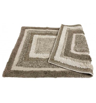 Tapis de bain en coton pur NEVADA DOUBLE
