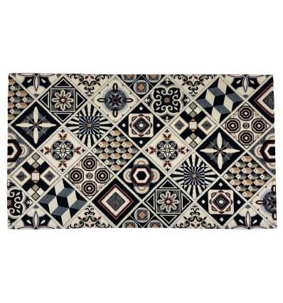 Alfombra de habitación cinillada, alfombra de mallorca hacia abajo