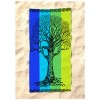 Telo mare spugna jacquard LIFE TREE 90x160 cm.