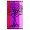 Beach towel jacquard LIFE TREE 90x160 cm.