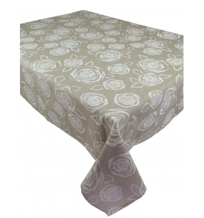 Mantel de algodón roseto cuadrado y rectangular
