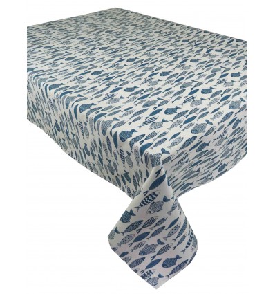 Square and rectangular tablecloth cotton PESCIOLINI
