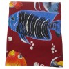 Square and rectangular tablecloth cotton FISH