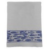 Pair of towels and bath towel in cotton sponge PESCIOLINI