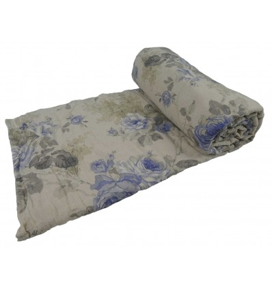 Toile d’ameublement double et couverture de lit unique Stropicciami MARTA