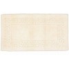 Set 3 pieces cotton non-slip bathroom carpet ISCHIA