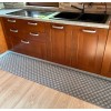 Silver tapis de cuisine largeur 50 cm.
