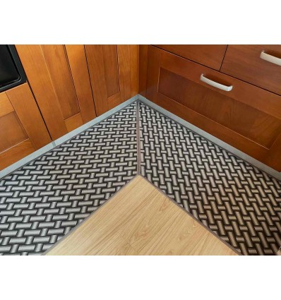 Angolo a 45 gradi servicio de corte personalizado alfombra