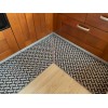 Angolo a 45 gradi servicio de corte personalizado alfombra