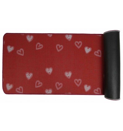 Alfombra de cocina antideslizante de 50 cm de ancho LIBERTY LOVE