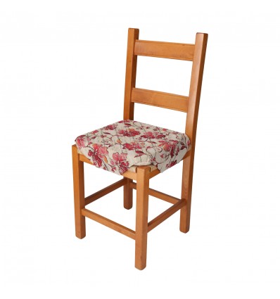 Cojín de silla extraíble con aletas ANAIS jacquard