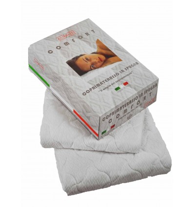 Primeros del colchón de comodidad para cuadrado de 1 1/2 cm y cama de 125 x 195 de espuma