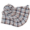 Forro polar estilo tartán plaid 130x160 cm KROS