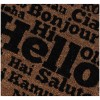 Rectangular coconut doormat cm. 40X70 ALLEGRO HELLO