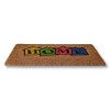 Rectangular coconut doormat cm. 40X70 ALLEGRO CASETTE