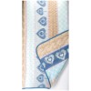 Coperta misto lana double face CUORI