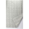 Double face wool blend blanket TRECCE