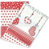 Serviette d’ameublement couvrant HANGING HEARTS