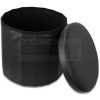 Pouf Container Kunstleder ROTONDO
