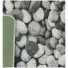 Stone tapis large de 68 cm.