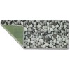 Stone tapis large de 68 cm.