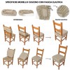 Mexico Cover for chair cushion with elasticacm 40 x