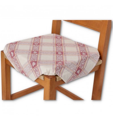 Cuscino sedia cucina sfoderabile modello alette DAMA